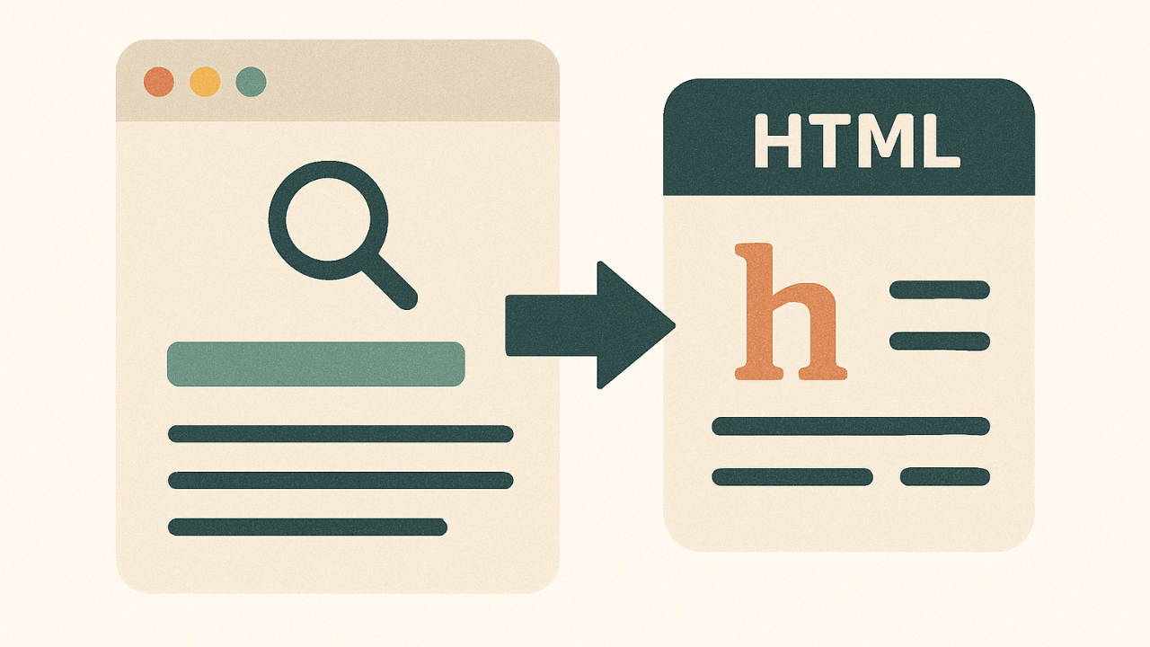 SEO HTML, semantisches HTML